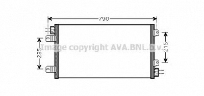 AVA QUALITY COOLING rta5342 -  Конденсатор, кондиционер